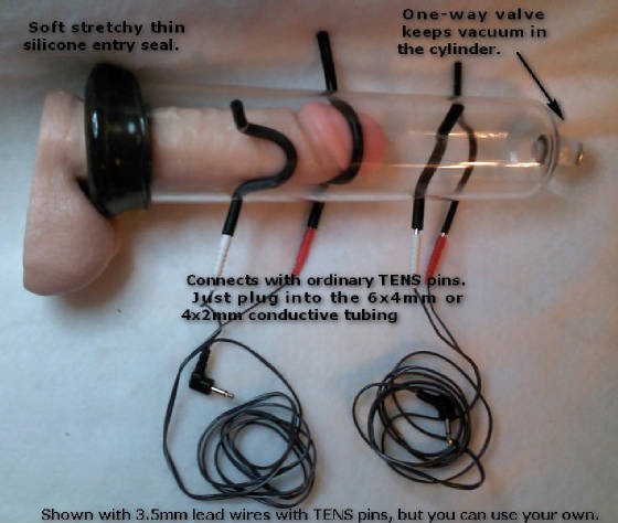 Pump n Stim Vacuum E Stim Device